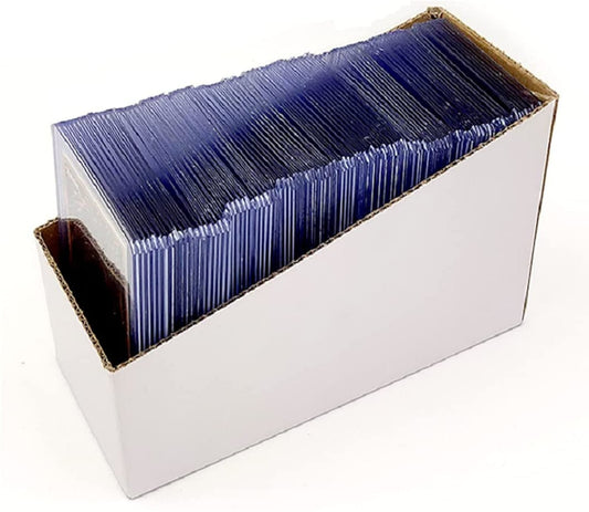 50ct(50ct Toploaders and 50 sleeves) / 100ct(10ct Toploaders and 100 sleeves) Top Loaders and Card Sleeves, Penny Sleeves Thick Plastic Toploaders, Trading Card Sleeves Holder Fit for MTG, Yugioh, Pokemon Card, Baseball Card, Sports Cards
