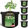 5-Pack 7 Gallon Heavy Duty 300G Plant Grow Bags Thickened Nonwoven Fabric Pots (Copy)