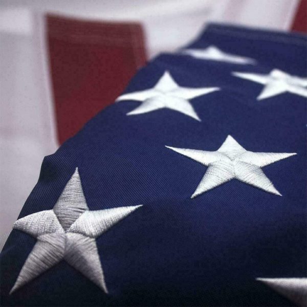 American Flag 6x10 ft Outdoor Heavy Duty Embroidered Stars USA Flag Sewn Stripes Fade Resist