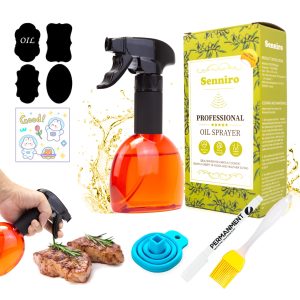 Samerd Oil Sprayer 8 oz Olive, Oil Mister Fryer, Canola Spritzer, Salad, Baking, Frying, BBQ