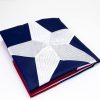 Samerd Texas Flag 3x5 Outdoor - Embroidered Stars - Heavy Duty Nylon with Brass Grommets and Durable 4-Stitch Hemming