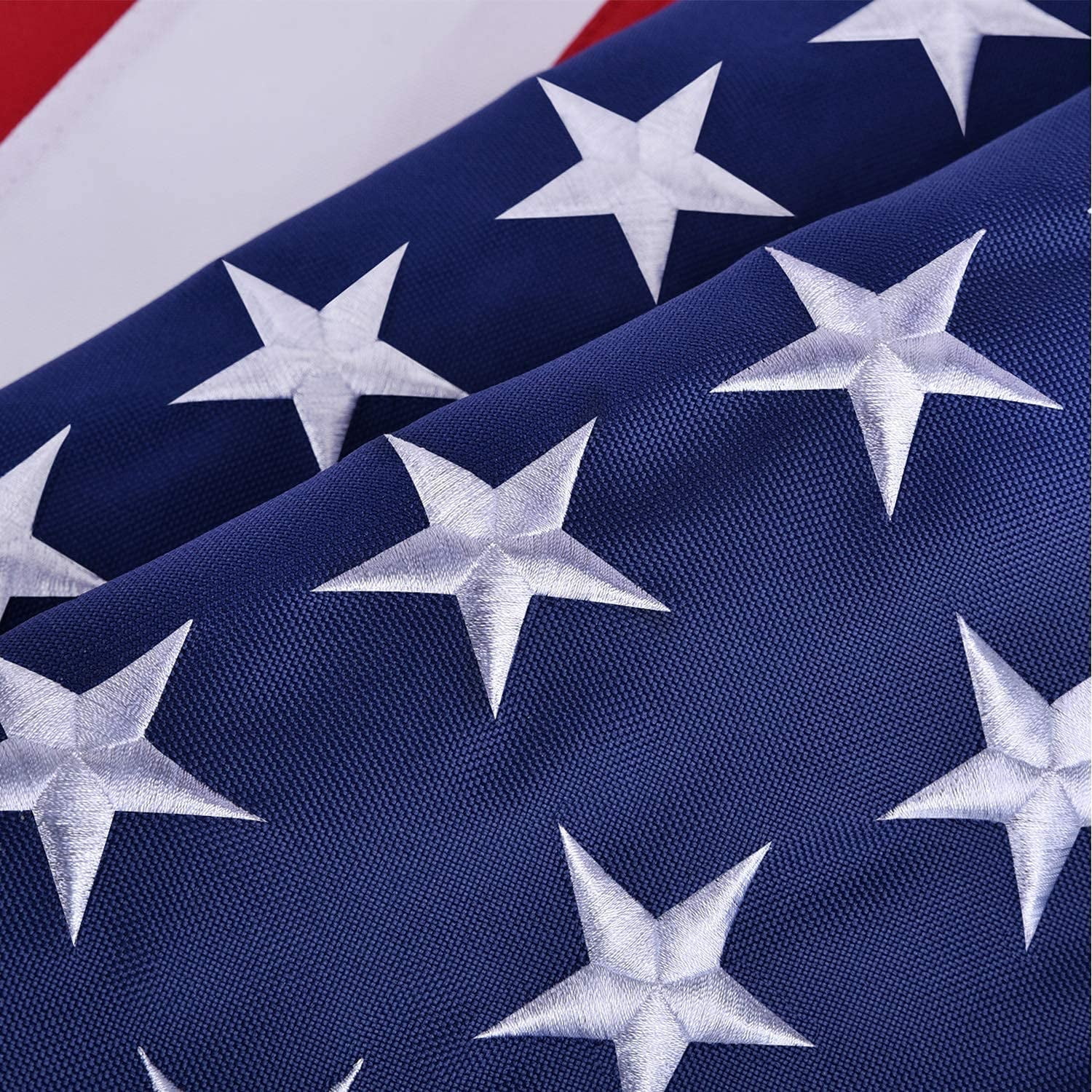 Samerd 3x5 ft American Flag for Outdoors, 300D Embroidered Stars, Sewn Stripes, Brass Grommets