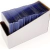 Samerd 100-Piece Top Loaders & Penny Sleeves Set, Hard Rigid Card Protectors Compatible with Pokemon, MTG, Yugioh, and Sports Trading Cards, 35pt